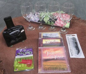 WINE LOVERS DECOR-MISC LOT