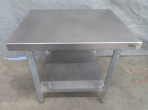 SMALL STAINLESS STEEL TABLE
