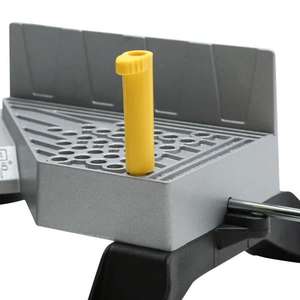 lot 5 image: 27.75 in. Adjustable Angle Clamping Miter Box with 22 in. Saw