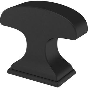 lot 23 image: Classic Edge 1-38 in. (35 mm) Matte Black Cabinet Knob (12-Pack)
