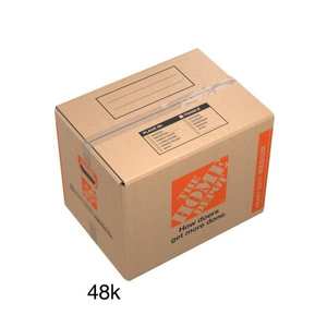 lot 48 image: 21 in. L x 15 in. W x 16 in. D Heavy-Duty Medium Moving Box with Handles (10-Pack)
