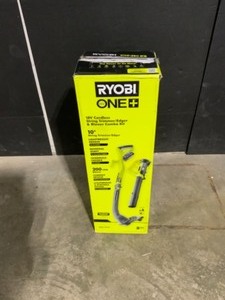 RYOBI ONE 18V Cordless String TrimmerEdger and BlowerSweeper Combo Kit with 2.0 Ah Battery and Charger.  See Pictures