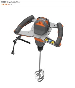 RIDGID Single-Paddle Mixer. Various Conditions. See Pictures