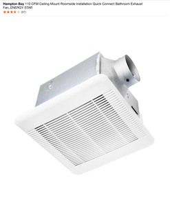 Assorted Bathroom Exhaust Ceiling Fans. Various Kinds & Conditions. See Pictures