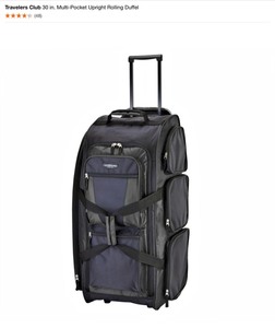Travelers Club, Husky & Unbranded Duffel Bags and Backpack. Various Conditions. See Pictures