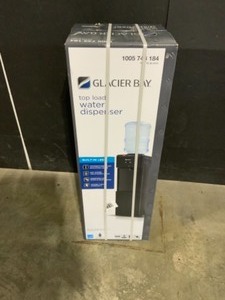 Glacier Bay Matte Black Top Load Water Dispenser. See Pictures