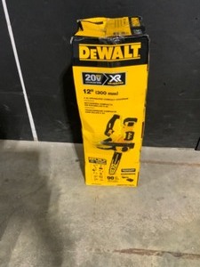 DEWALT 12 in. 20V MAX Lithium-Ion Cordless Brushless Chainsaw with (1) 5.0Ah Battery and Charger Included. See Pictures