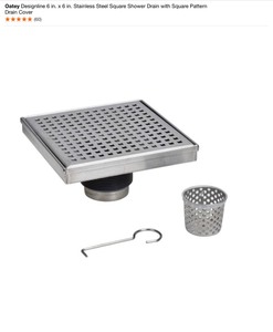 Assorted OATEY Shower Drains & Drain Seals. Various Sizes and Conditions. See Pictures