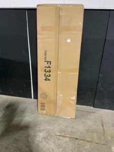 POUNDEX 24 in. H x 48 in. W x 17 in. D Dark Walnut Finish Solid Wood and Dark Brown Faux Leather Dining Bench. See Pictures