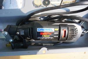 lot 74 image: Dremel Brand 2 Speed Multi Pro 2 Speed Chain Saw Blade Sharpening Kit With Case