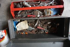 lot 110 image: Metal Tool Box Including Assorted Tools