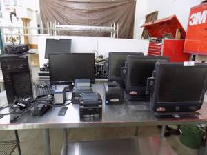 Electronic POS System Computers, Monitors, Keysbords, Cords (Come and look)