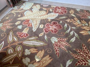 Fun Tropical Print Area Rug