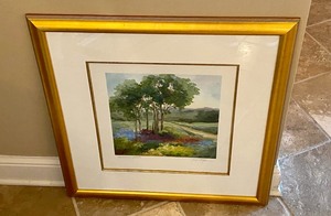 Pair of Original Framed Works of Art