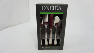 lot 36 image: Oneida 20 Piece Stainless Steel Silverware Set --- Serving For Four Silverware