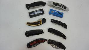 lot 64 image: A Variety Of Folding Knives