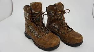 lot 91 image: Brown Camouflauged Danner 400gm Gore-Tex Thinsulate Ultra Boots--Mens Size 9