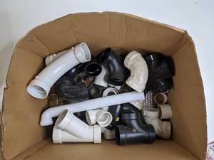 Assorted PVC Pipes and Fittings