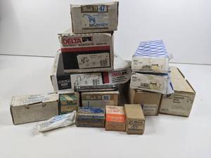 Large Assortment of Plumbing Supplies - Goose Neck Faucet - Valves - Laundry Faucets - Pipe Repair - Cartridge
