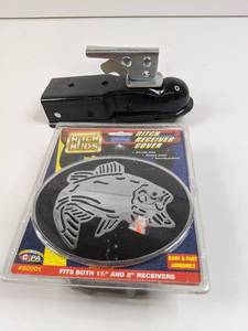 2000lb 1-78 In. X 2 In. Ball Coupler & Bass Hitch Receiver Cover