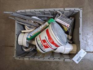 Multipurpose Supply Collection- Duct Sealant, Caulk Gun, PVC Pipes, Stainless Steel Pipes and More