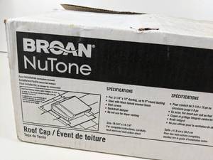 Broan NuTone 634 Roof Cap