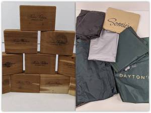 10 Brooks Brothers Cedar Blocks and Garment Bags