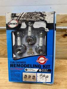 lot 27 image: DANCO 3-Handle TubShower Trim Kit for Price Pfister in Chrome