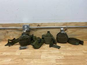 lot 36 image: Lot of 3 Canteens from the Vietnam War with Accessories