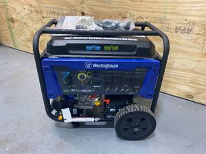 lot 10 image: WESTINGHOUSE WGen9500DF 12,5009,500-Watt Dual Fuel Portable Generator with Remote Start and Transfer Switch Outlet for Home Backup