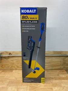 lot 17 image: KOBALT 2-Piece 80-Volt Cordless Power Equipment Combo Kit