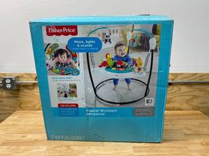 lot 82 image: FISHER-PRICE Animal Wonders Jumperoo with Music, Lights & Sounds