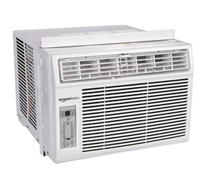 lot 89 image: AMAZON BASICS Window-Mounted Air Conditioner with Remote - Cools 300 Square Feet, 8000 BTU, AC Unit