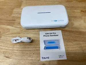 lot 117 image: Tzumi ION UV Phone and Accessory Sanitizer with Wireless Charging