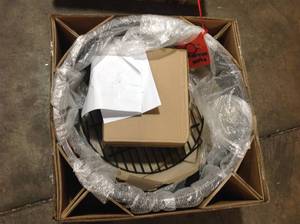 lot 17 image: Quadripod 26 in. Round Fire Pit by Hampton Bay