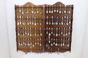 Approx 89 Collector Spoons & Displays