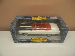118 SCALE DIE-CAST - AMERICAN MUSCLE 1969 PLYMOUTH GTX - NEW IN BOX - AWESOME - GREAT PIECE - SEE PICTURES