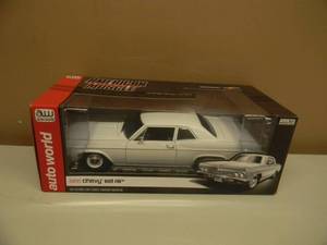 118 SCALE DIE-CAST - AUTO WORLD AMERICAN MUSCLE 1 OF 1002 - 1966 CHEVY BEL AIR - NEW IN BOX - AWESOME - GREAT PIECE - SEE PICTURES