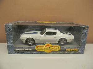 118 SCALE DIE-CAST - AMERICAN MUSCLE 1970 PONTIAC TRANS AM - NEW IN BOX - AWESOME - GREAT PIECE - SEE PICTURES