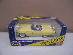 118 SCALE DIE-CAST - RECELL SCALE MASTERPIECES 1956 THUNDERBIRD - NEW IN BOX - AWESOME - GREAT PIECE - SEE PICTURES
