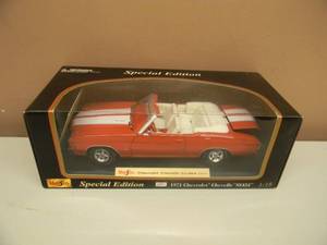 118 SCALE DIE-CAST - MAISTO SPECIAL EDITION 1971 CHEVY CHEVELLE SS-454 - NEW IN BOX - AWESOME - GREAT PIECE - SEE PICTURES
