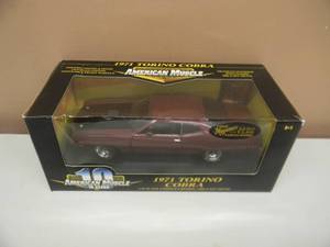 118 SCALE DIE-CAST - AMERICAN MUSCLE 1971 TORINO COBRA - NEW IN BOX - AWESOME,GREAT PIECE - SEE PICTURES