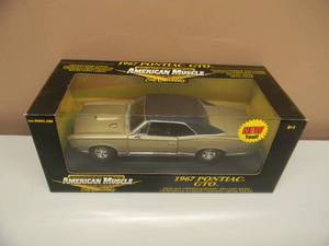 118 SCALE DIE-CAST -  AMERICAN MUSCLE 1967 PONTIAC GTO  - NEW IN BOX - AWESOME, GREAT PIECE - SEE PICTURES