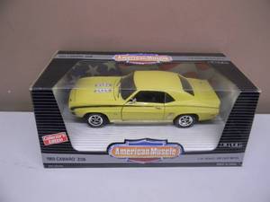 118 SCALE DIE-CAST - AMERICAN MUSCLE 1969 CAMARO Z28 - NEW IN BOX - AWESOME, GREAT PIECE - SEE PICTURES