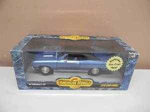 118 SCALE DIE-CAST - AMERICAN MUSCLE 1967 CHEVELLE L-78 - NEW IN BOX - AWESOME, GREAT PIECE - SEE PICTURES
