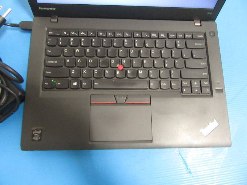 lot 31 image: Lenovo&nbspThinkPad T450&nbspINTEL(R) CORE(TM) I5-5300U CPU  2.30GHZ 8GB RAM 240GB HD wcharger 