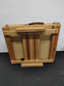 lot 14 image: Art Easel with Storage Drawer