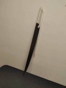lot 22 image: Wooden Cosplay Sword with White Handle