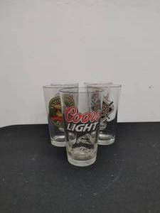 lot 32 image: Five Assorted Beer Glasses