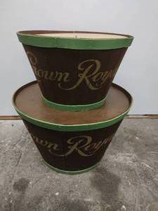 lot 58 image: Set of Two Crown Royal Tables